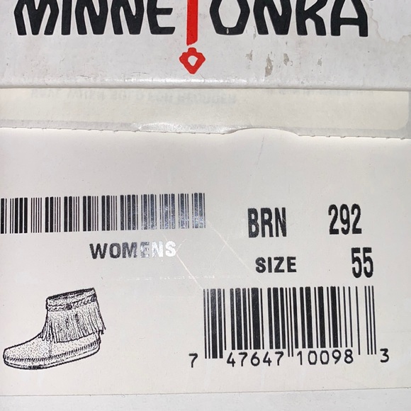 AUTH NIB MINNETONKA Hi-Top Back Zip Boot Brown - Picture 9 of 10